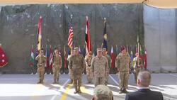 Ceremony marks new leadership in anti-IS coalition Instructional Video
