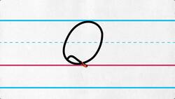 Uppercase Cursive Letter Q Instructional Video
