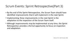 Agile Scrum Master Certification Exam Prep (CSM) - Summary of Sprint Retrospective Instructional Video