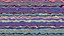 Moving random psychedelic wavy texture. Stock Footage