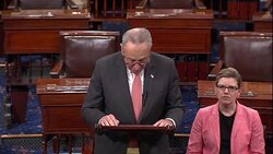Senator Schumer statement after third Kavanaugh sexual abuse allegation known Stock Footage