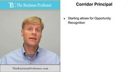 Corridor Principle - Entrepreneurship Instructional Video