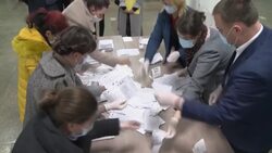 CLEAN : Vote count in Moldova's presidential election News Clip