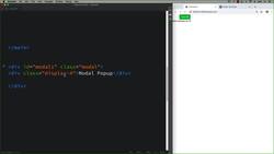 Modern Web Design with HTML5, CSS3, and JavaScript - Creating a Modal Pop-up using Bootstrap Instructional Video