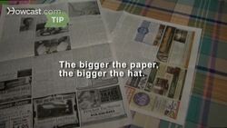 How to Make a Paper Hat Instructional Video