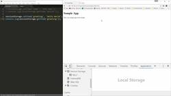 The Full Stack Web Development - Working With Storage Instructional Video