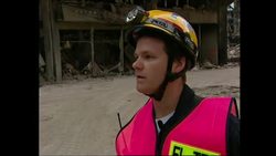 Strucutal specialists at World Trade Center site after 9/11 attacks News Clip
