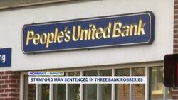 Stamford man sentenced to 6.5 years for three bank robberies News Clip
