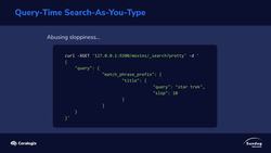 Elasticsearch 7 and Elastic Stack - In Depth and Hands On! - Query-Time Search-as-you-Type Instructional Video