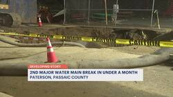 Crews working on a 42-inch water main break in Paterson, in addition to the Aug. 8 break News Clip