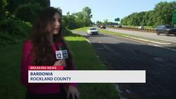 Crash victim airlifted to hospital after veering off Palisades Parkway and down embankment News Clip