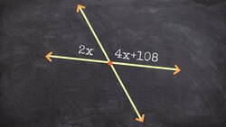 Finding the value of x using supplementary angles - Free Math Videos Instructional Video