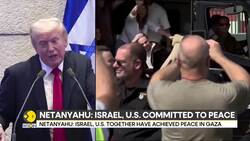 Bibi, Lapid Call For Nobel Prize For Trump, Rapturous Applause For Trump at Israeli Knesset News Clip