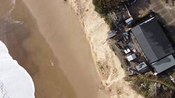 Former solider's home no more than six metres from cliff edge News Clip