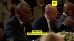 "Great economic potential in Africa": five African leaders have lunch with Trump News Clip