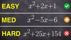Factoring Quadratic Trinomials EMH #main Emil Christopher Instructional Video