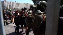 Clashes erupt on Columbus Day march in Chile Instructional Video