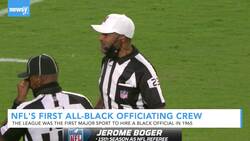 NFL's First All-Black Officiating Crew News Clip