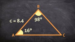 Applying the law of sines with two acute angles Instructional Video