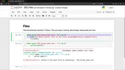 Python for Everybody: The Ultimate Python 3 Bootcamp - Files Instructional Video