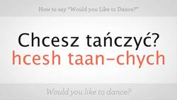 How to Say "Would You Like to Dance" in Polish Instructional Video