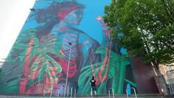 Bristol street art wall transformed into 3D experience News Clip
