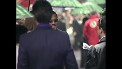 Laurence Fishburne - The Matrix Reloaded London Premiere News Clip