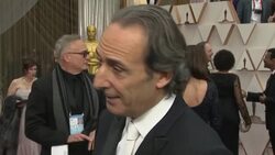 Alexandre Desplat interview at the Oscars News Clip