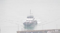 People thought to be migrants arriving in Dover from a Border Force vessel News Clip