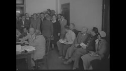 Twelve people accused of being communists are arrested in San Francisco and charged with violating the Smith Act News Clip