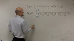 Using long division to divide polynomials Instructional Video