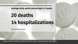 Skyrocketing youth opioid deaths sound alarms in Ontario News Clip