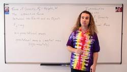 Introduction to the Force of Gravity and Gravitational Mass Instructional Video