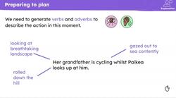 Planning the opening of 'Whale Rider' Instructional Video