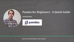 pandas for Python - A Quick Guide - Introduction to Pandas Instructional Video