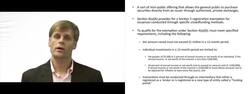 Crowdfunding and Securities Law Instructional Video