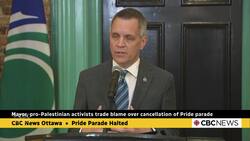 Mayor, pro-Palestinian activists trade blame over cancellation of Pride parade News Clip