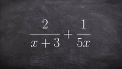 Adding two rational expressions with unlike denominators Instructional Video
