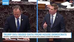 Trump DOJ Seized Data From House Democrats News Clip