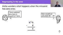 Subtract from a 2-digit number using column subtraction with regrouping Instructional Video