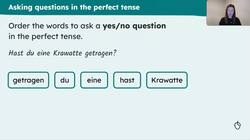 Es war toll! Perfect tense with 'sein', 'haben' and questions, inversion Instructional Video