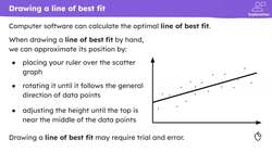 Estimating from scatter graphs Instructional Video