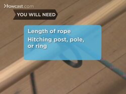 How to Tie a Cow Hitch Knot Instructional Video