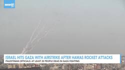 Israel Hits Gaza With Airstrike After Hamas Rocket Attacks News Clip