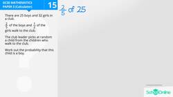 GCSE Secondary Maths Age 13-17 - Probability & Statistics: Probability - Explained Instructional Video