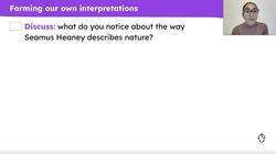 Understanding the poem 'Storm on the Island' Instructional Video