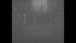 Italian Prime Minister Benito Mussolini reviews troops in military parade News Clip