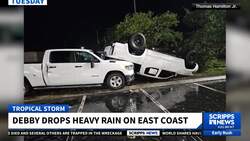Southeastern U.S. continues to face severe flooding from Tropical Storm Debby News Clip