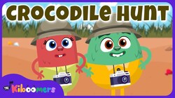 Going on a Crocodile Hunt - THE KIBOOMERS Preschool Songs - Brain Breaks Instructional Video