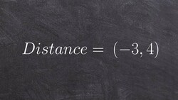 Determine the distance between two points on a coordinate axis Instructional Video